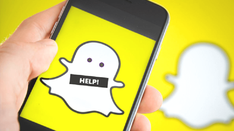 Snapchat n'a pas pu envoyer d'aide