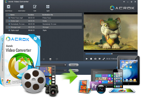 Utilisez Acrok Video Converter Ultimate pour convertir 4K en 1080P