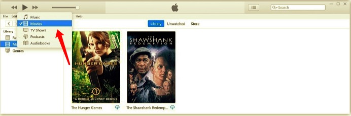 Lire des films sur iTunes