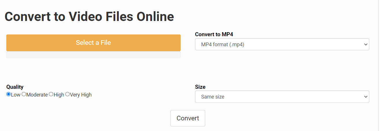 Utiliser la conversion de fichiers pour convertir un DVD en MP4