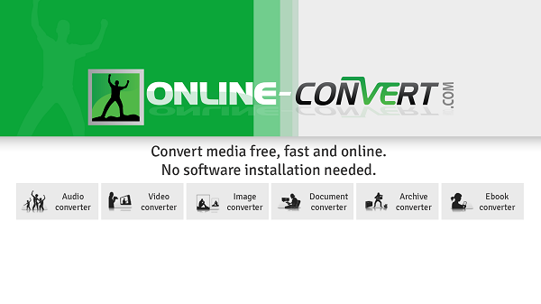 Utilisez Online-Convert pour convertir MP4 en WAV