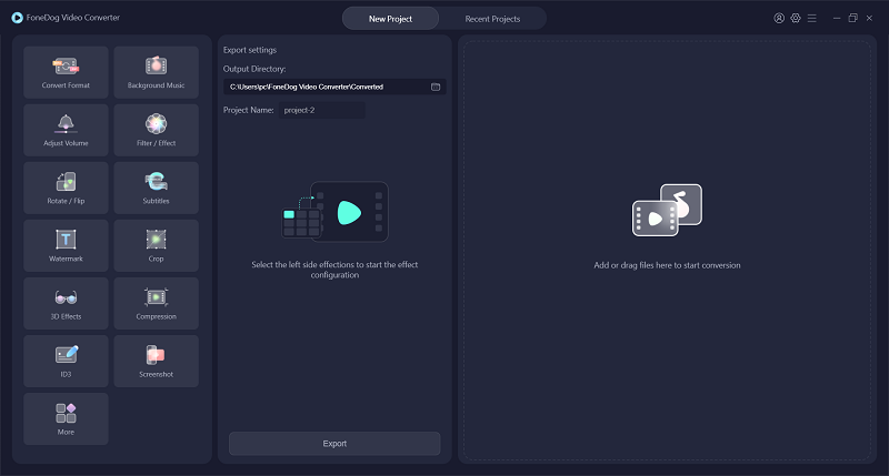 FoneDog Video Converter Logiciel de montage vidéo gratuit
