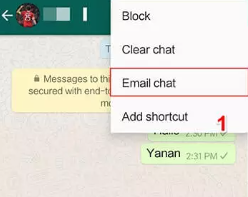 Comment sauvegarder les messages WhatsApp sur iPhone en utilisant le courrier électronique ?
