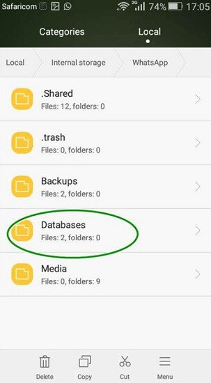 Correction de l'échec de la restauration de WhatsApp sur Android : utilisez la sauvegarde locale