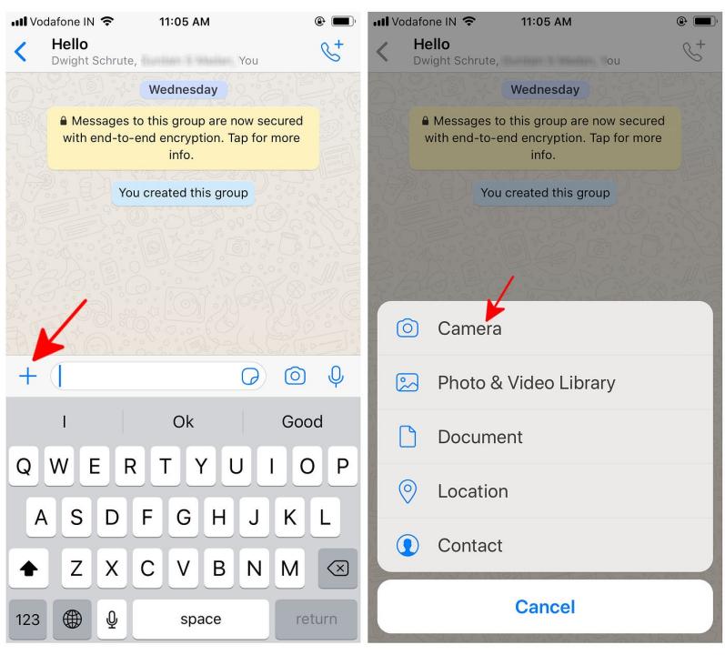 Envoyer des vidéos d'iPhone vers Android via WhatsApp