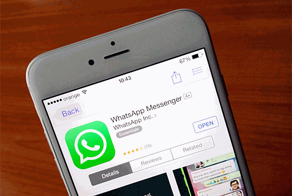 Mise à jour de WhatsApp sur Iphone