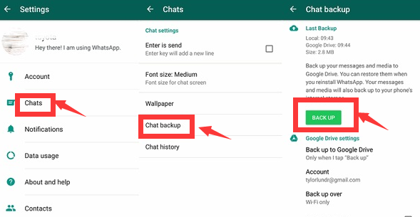 Comment sauvegarder les conversations WhatsApp