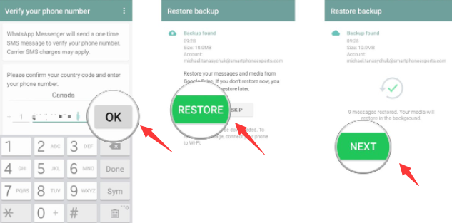 Comment récupérer des messages WhatsApp supprimés via Google Drive